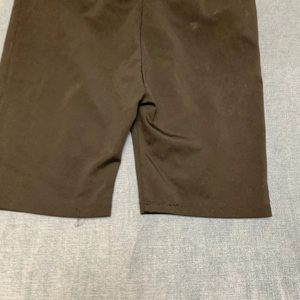 Nike Sportswear Classic Biker Shorts Womens XL Black High Waisted Swoosh Logo